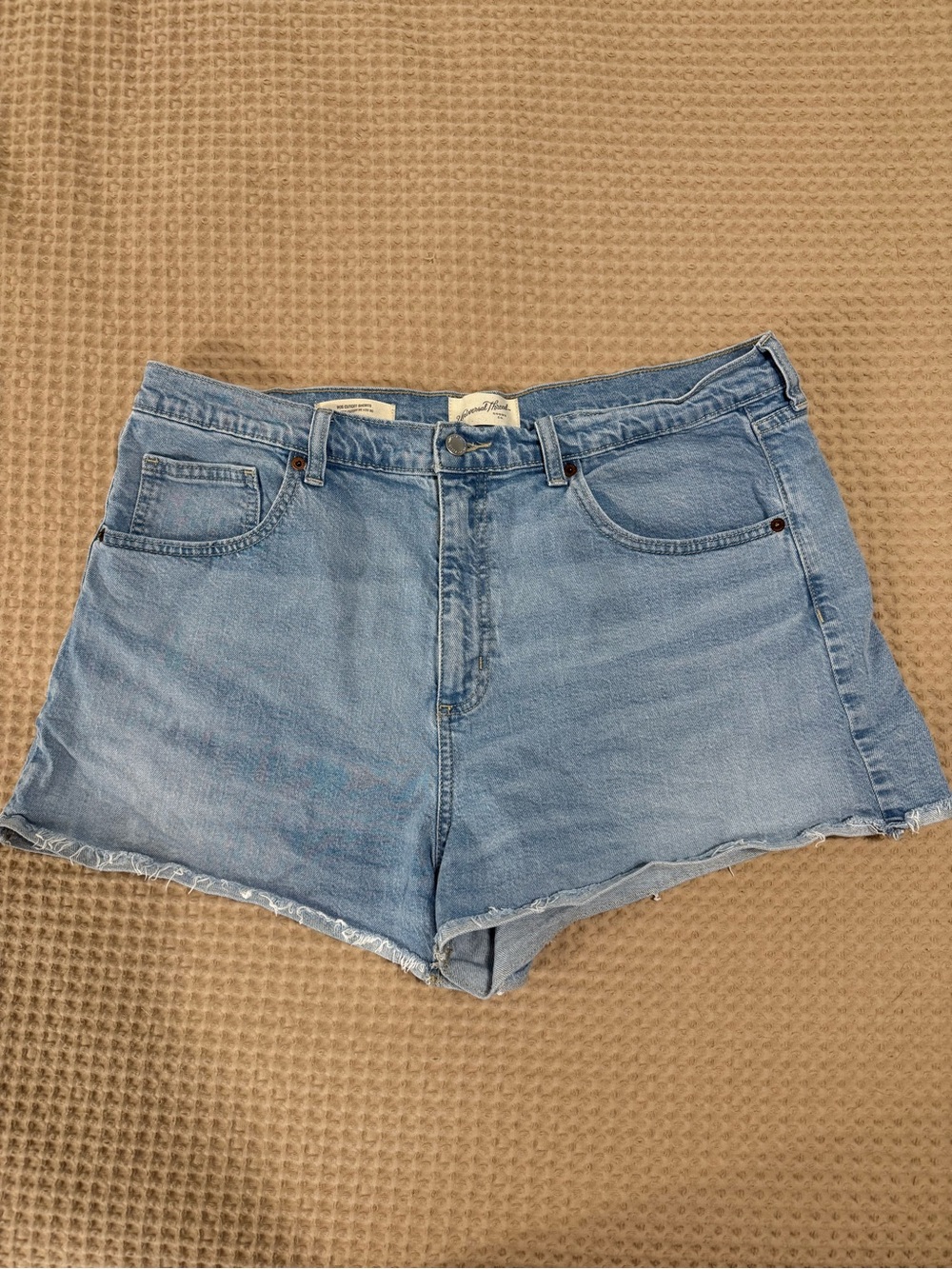 Universal Thread Light Blue High-Rise Denim Shorts